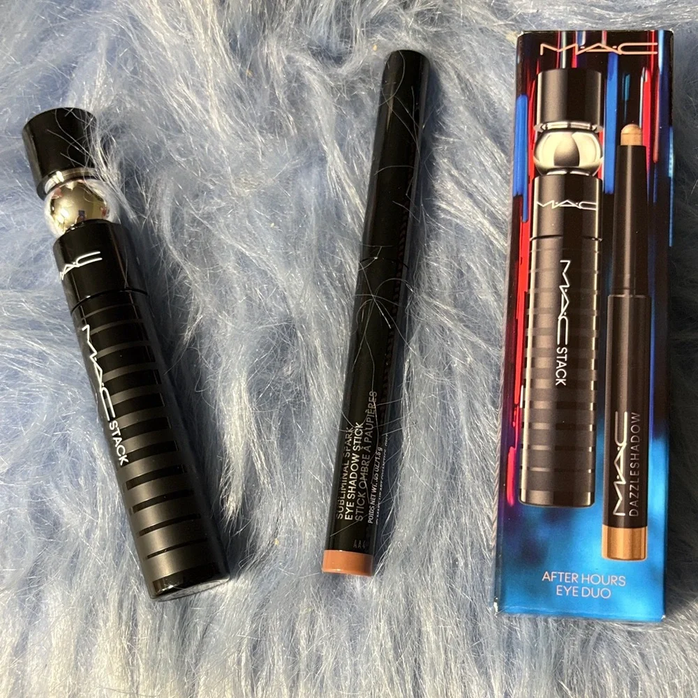 MAC After Hours Eye Duo Black Stack Mascara & Dazzleshadow in Subliminal Spark!